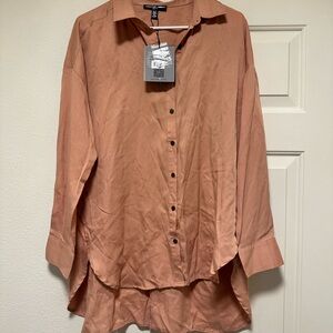NWT- Adrienne Landau button down top